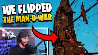 We FLIPPED the MAN-O-WAR in Sea of Thieves Season 13 (Gameplay & Best Moments)