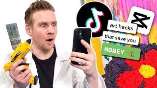 Did I find the BEST TikTok Art Hacks?!