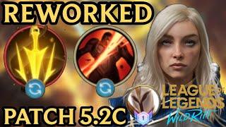 PATCH 5.2C REWORKED KAYLE RUNES ARE HERE! | Top Lane Wild Rift Guide + Build