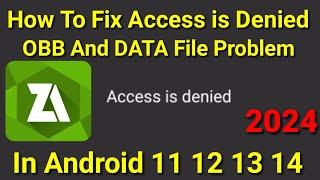How To Fix OBB and Data file not Showing in Android 11 12 13 14 2024