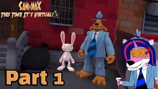 Sam & Max This Time It's Virtual! VR Let's Play Part 1 - Being Recruited by The Freelance Police