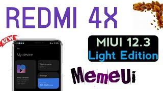 MemeUi Xtended Redmi 4X Santoni | Android 10 | MIUI 12.3 v20.12.9 | Customization Miui 12 Rom