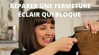 Réparer une fermeture éclair qui bloque