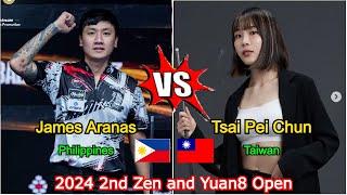 James Aranas VS Tsai Pei Chun (Hot Girl Taiwan) | 2nd Zen and Yuan8 Open 2024