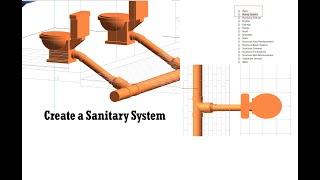 Create a Sanitary System_ Revit Tutorial