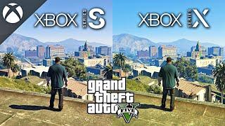 GTA V NEXT GEN |   Xbox Series S vs Xbox Series X  | Comparación 2024 