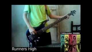 scandal - runners high bass cover