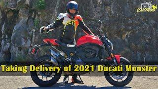 Taking Delivery of the New 2021 Ducati Monster | First Impression Ride (4K)