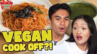 We Asked Our Colleagues To Cook ONLY Vegan Dishes! | $100 Cooking Challenge