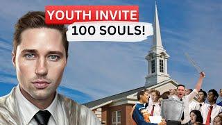 Youth BOLDLY INVITE 100 Souls Back To Church!