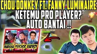 CHOU DONKEY FT. FANNY LUMINAIRE BANTAI PRO PLAYER! -MOBILE LEGENDS INDONESIA | Donkey BAR BAR dota 2