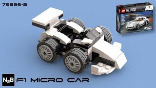 Lego 75895 alternative build 8   F1 Micro Car - Instructions