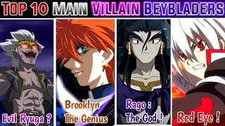 Top 10 Main Villain Beybladers In Beyblade All Series | Beyblade Og | Metal | Burst #beyblade AFS