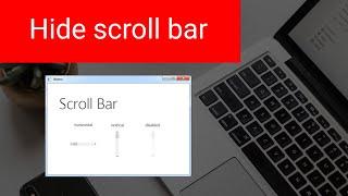 Hide Scrollbar With Scroll Enabled Using CSS  How to remove scrollbar in website  Simple