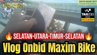 Menjelajah Jakarta pagi hari vlog onbid maxim bike