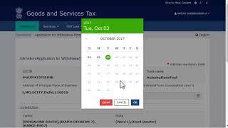 GSTN Official Guide on Withdrawal from Composition Scheme