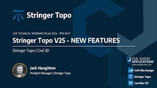 Webinar | Stringer Topo V25 (Civil 3D)