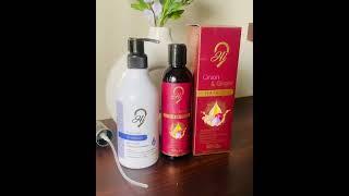 Benefits of Onion and Ginger Hair Oil and pro keratin shampoo For Root Strengthening