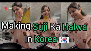 Making suji ka halwa | cooking vlog ‍