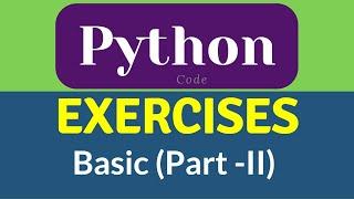 Python Basic (Part -II) - Exercises  with Solution | Leaning | python programming #shorts ytshorts