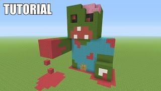 Minecraft Tutorial: How To Make A ZOMBIE!! Survival House (ASH#34)