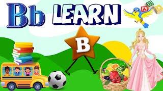 Learn Letter B | Alphabet for Kids | Phonics Animated Song | Super Simple ABCs