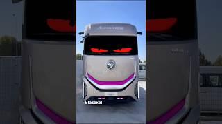 Programmable led eyes for semi truck|Blazezxel #car #carlights #truck #trucklights #leddisplay