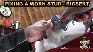 How To Fix A Worn Stud Using A Threadsert