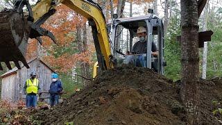 Installing Culvert and Cedar Shakes at Leonard's Mills