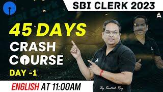 SBI Clerk 2023 | SBI Clerk English Crash Course | English By Santosh Ray | Day 1