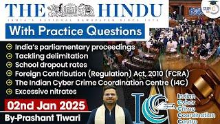 The Hindu Analysis | 2nd January 2025 | The Hindu NewsPaper Today With Practice Questions