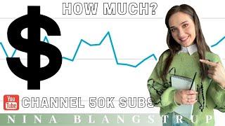 How much do I earn on YouTube with 50.000 subscribers!?  Drawing Channel Revenue