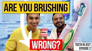 4 simple steps to brush correctly by a senior dentist | How to brush