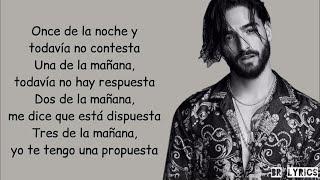 Maluma - 11 PM (Letra)