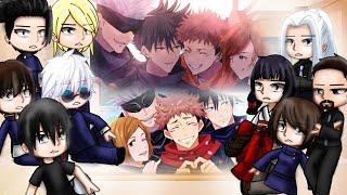 [Part 4] | Past Jujutsu kaisen reacts to future students | Gacha club | Gacha react | AU |