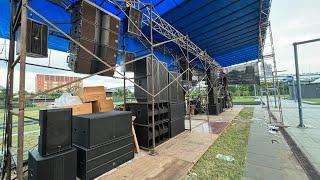 Kolkata Dj Expo 2024 || Outdoor Sound Testing || Line array, Top, Bass ||