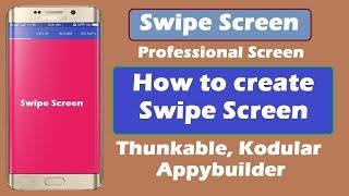Swipe Tab Screen in Kodular | Thunkable | Appybuilder | Riyan Talks