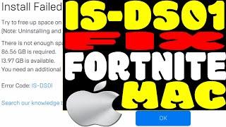 How To Fix Error Code IS-DS01 Fortnite Mac-Epic Games Error Install Failed Not Enough Space Mac 2021