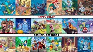 ASMR Coloring - HappyColor - Disney - Episode 01