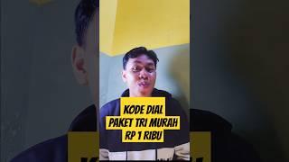 Cara Beli Paket Tri 1rb rupiah pakai kode dial #kuotagratistri #pakettrimurah