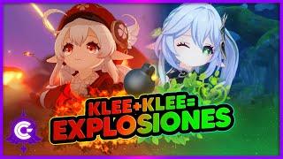 KLEE + KLEE VERDE = EXPLOSIONES...!! Genshin Impact