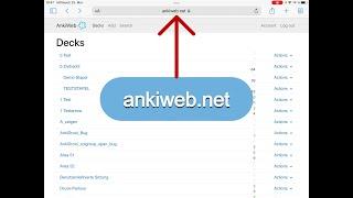 Anki GRATIS auf iPhone & iPad  – und sogar am Uni-Rechner!? (AnkiWeb)