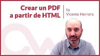 Crear PDF a partir de HTML con PHP