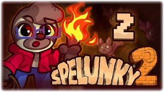 THIS BOSS ALREADY? | Let's Play Spelunky 2 | Part 2 | PS4 Gameplay HD