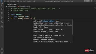 Single Inheritance in Python | Lecture 71 | Python for Beginners