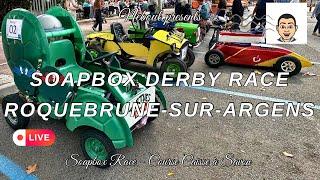 Soapbox Racer "Caisse à Savon" Live in Roquebrune-sur-Argens, South of France