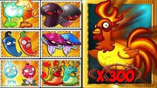 Random 50 Team Pair Plants Vs 400 Chicken Zombies - Pvz 2 Challenge