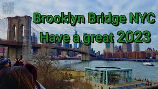 Walking on the BROOKLYN BRIDGE