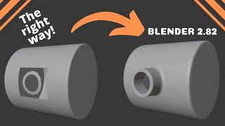 The RIGHT way to cut holes in surfaces in Blender
