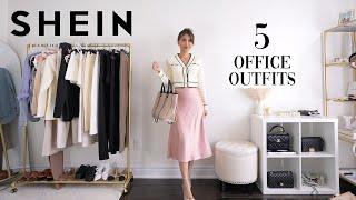 SHEIN WORK OUTFITS | what to wear to the office 